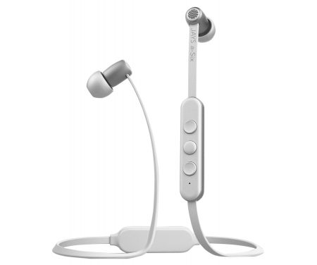 Jays a-Six Wireless – Trådløse høretelefoner – Hvid/sølv