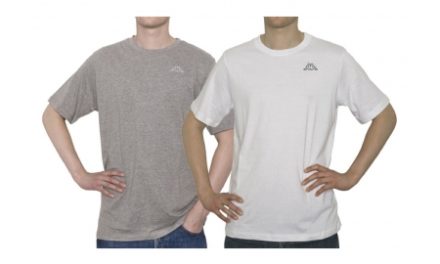 Kappa Cafers 2-pak T-shirt – Grå og hvid