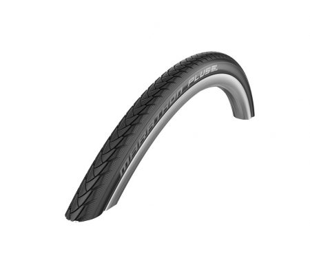 Kørestolsdæk 24"x 1,00 Schwalbe Marathon Plus Black&apos;n Roll- 24×1,00 (25-540)