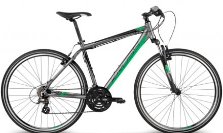 Kross Evado 1.0 – Citybike – Herre – 21 gear – Grå/grøn