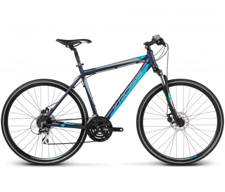 Kross Evado 3.0 – Citybike – Herre – 24 gear – Str. 19" – Matblå