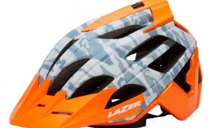 Lazer – Cykelhjelm – Oasiz – Matgrå camouflage orange – 55-59 cm