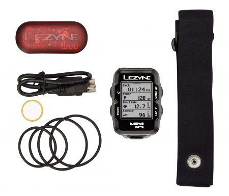 Lezyne Mini GPS HR Loaded – Cykelcomputer – Bundle med pulsbælte