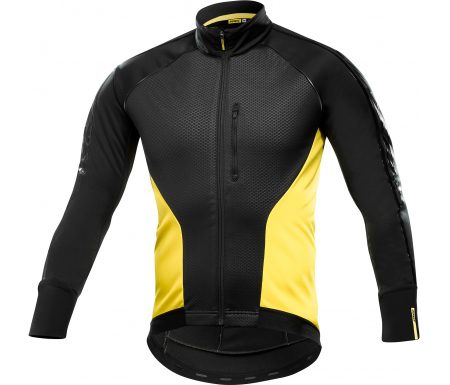 Mavic Cosmic Elite Thermo – Cykeljakke – Sort/gul