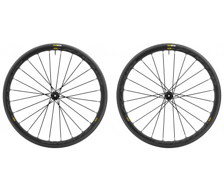 Mavic Ksyrium Elite Disc – Hjulsæt inkl. dæk – Sort – Intl. 6 hul – Sram/Shimano – 700x25c