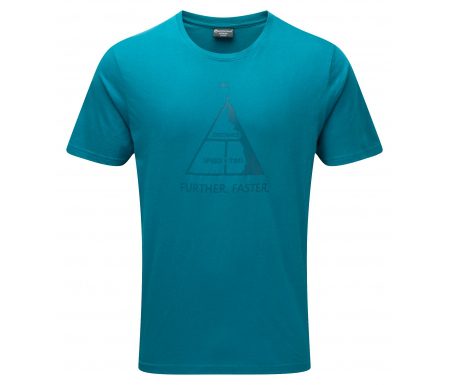 Montane Further Faster Tee – T-Shirt Mand – Blå