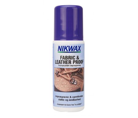 Nikwax Fabric & Leather – Imprægnering til fodtøj tekstil og skind – 125 ml