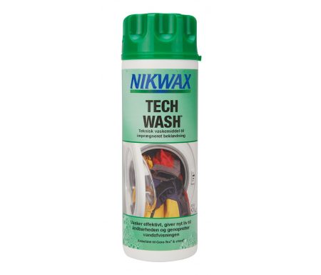 Nikwax Tech-Wash – Vaskemiddel til vandtæt beklædning – 300 ml