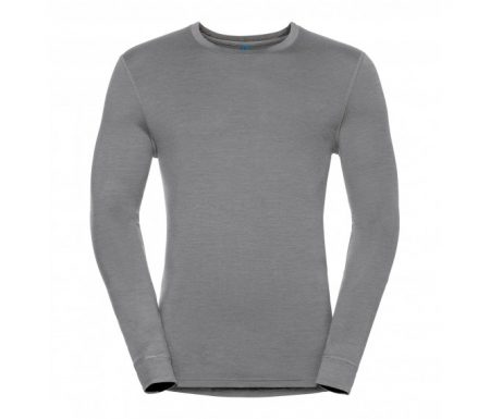 Odlo – Natural 100 Merino Shirt Crew Neck – Herre – Grå