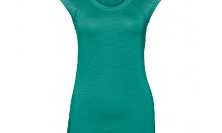 Odlo – Natural + Ceramiwool light Suw Top – Løbe t-shirt – Dame – Grøn