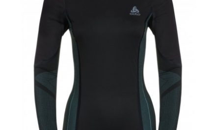 Odlo – Performance Windshield XC-skiing light shirt – Dame – Sort/blå