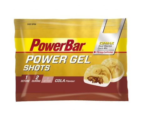 Powerbar – PowerGel shots med koffein – Vingummi – Cola