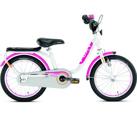 Puky – Pigecykel – Z 6 Edition 16" i stål – Hvid/pink