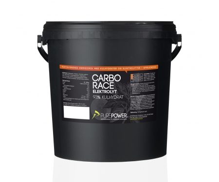 PurePower Carbo Race Elektrolyt – Energidrik – Appelsin – 5 kg