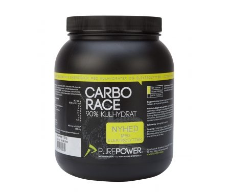PurePower Carbo Race Elektrolyt – Energidrik – Citrus – 1,5 kg