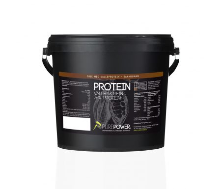 PurePower Proteinpulver – Valleproteindrik – Kakao 3 kg