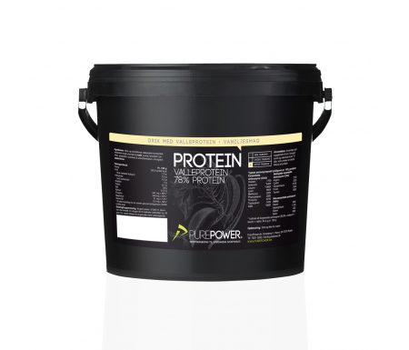 PurePower Proteinpulver – Valleproteindrik Vanilje 3 kg