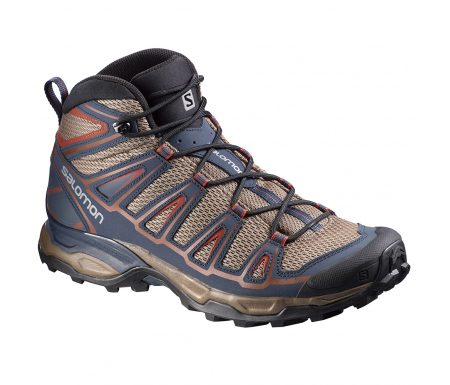 Salomon X Ultra Mid Aaro Shrew – Vandrestøvle – Blå/Brun – Str. 46 2/3