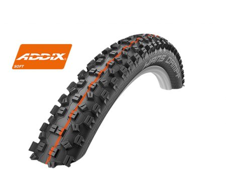 Schwalbe Hans Dampf Addix Soft Evolution Line SnakeSkin TL Easy Foldedæk – 27,5×2,25