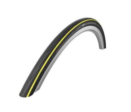 Schwalbe Lugano Kevlar-Guard Tråddæk – 700x25c – Sort/Gul