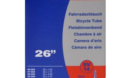 Schwalbe slange 26 x 1,50-2,35 X-Light med Racer ventil SV14