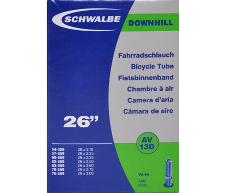 Schwalbe slange 26 x 2,10-3,00 med Auto ventil AV13D