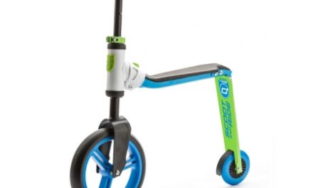 Scoot&Ride 2 i 1 løbehjul/løbecykel – Highwaybuddy – Blå/grøn