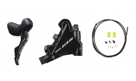 Shimano 105 STI og hydraulisk bremsegreb højre sort – ST-R7020R og BR-R7070R