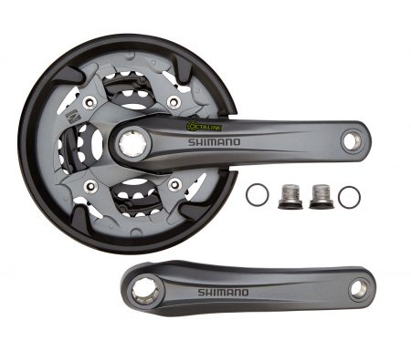 Shimano Alivio – Kranksæt FC-M4000 Sort Triple 40-30-22 tands – 175 mm pedalarme