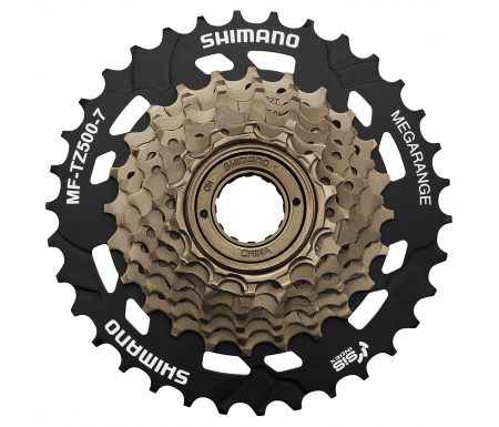 Shimano Frikrans – MF-TZ500 – 7 gear 14-34 tands med gevind