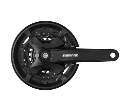 Shimano – Kranksæt FC-MT100 – 3×9 gear 40-30-22  tands – 175 mm pedalarme