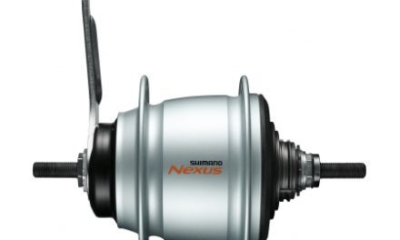 Shimano Nexus – Bagnav med 8 gear og fodbremse – Type SG-C6001-8C – Sølv