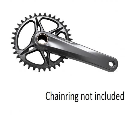 Shimano XTR – Kranksæt FC-M9100 – Sort Single uden klinge 175 mm Pedalarme