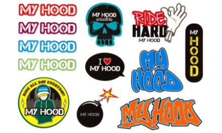 Stickers My Hood ark med forskellige motiver