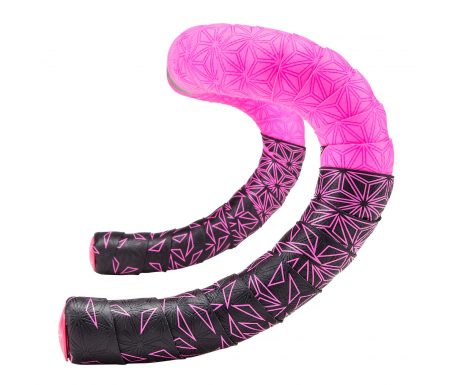 Supacaz Super Sticky Kush Star Fade – Styrbånd – Sort/Neon pink