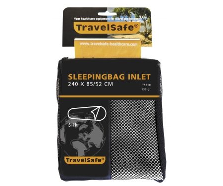 TravelSafe Sleepingbag Inlet Silk Mummy – Silke lagenpose – Hvid
