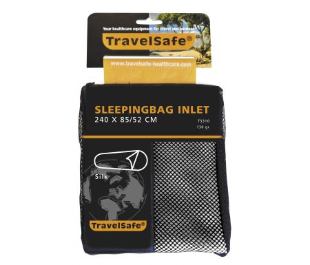 TravelSafe Sleepingbag Inlet Silk Mummy – Silke lagenpose – Hvid