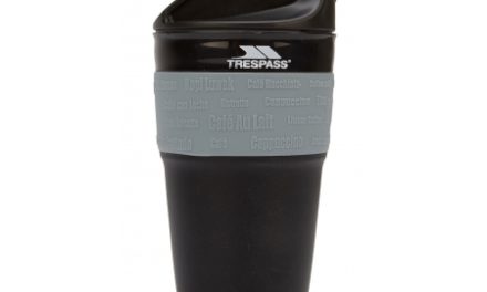 Trespass Coffeepop – Foldbar silikone kop – 355 ml. – Sort