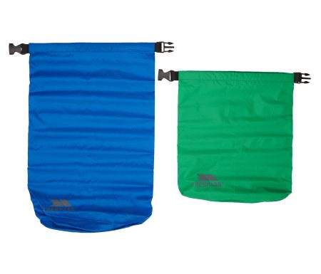 Trespass Exhilaration – Drybag sæt – 5 liter grøn – 10 liter blå