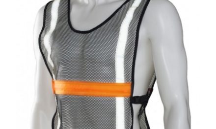 Ultimate Performance – High Visibility LED Vest – Løbe/cykelvest – Onesize – Sort/orange