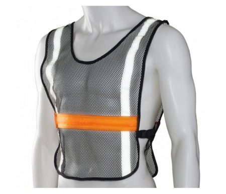 Ultimate Performance – High Visibility LED Vest – Løbe/cykelvest – Onesize – Sort/orange