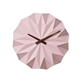 Karlsson Vægur – Origami pink fra Karlsson