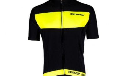 XTreme X-Rain – Cykeltrøje med korte ærmer – Sort/Neongul